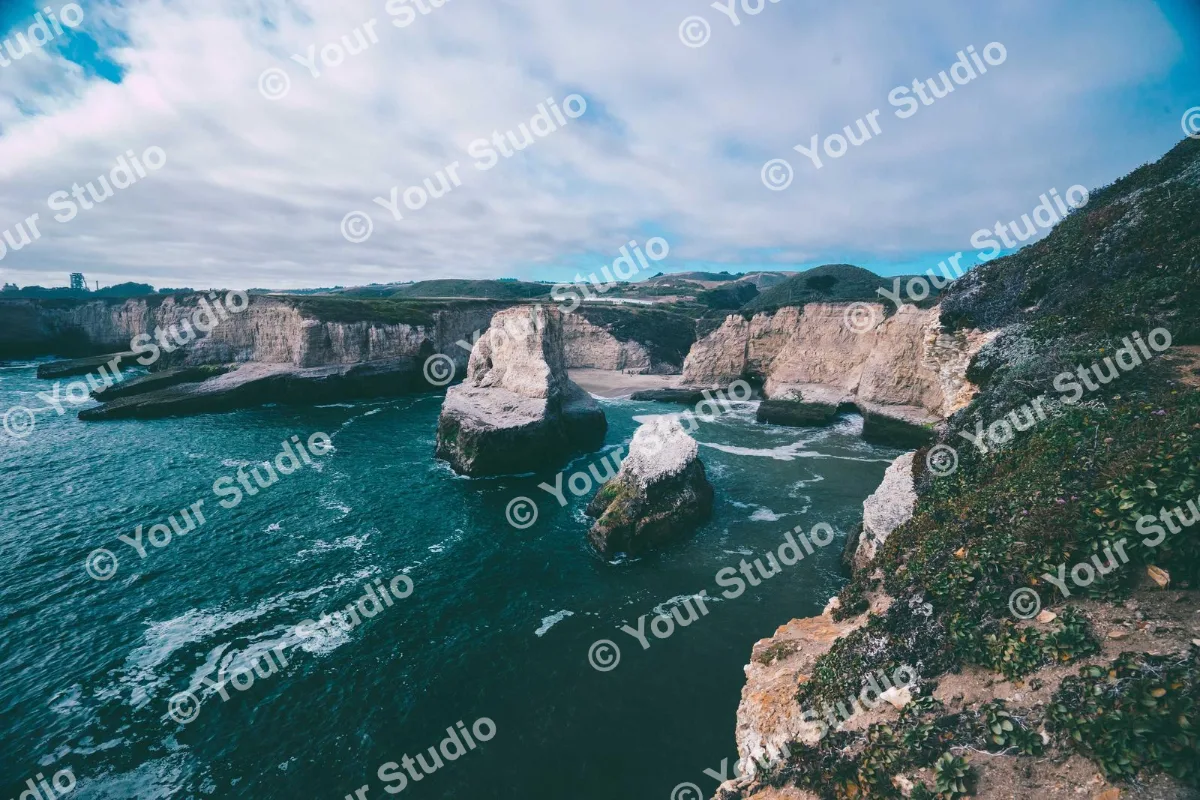 After: Tiled watermark · 45% opacity · batch